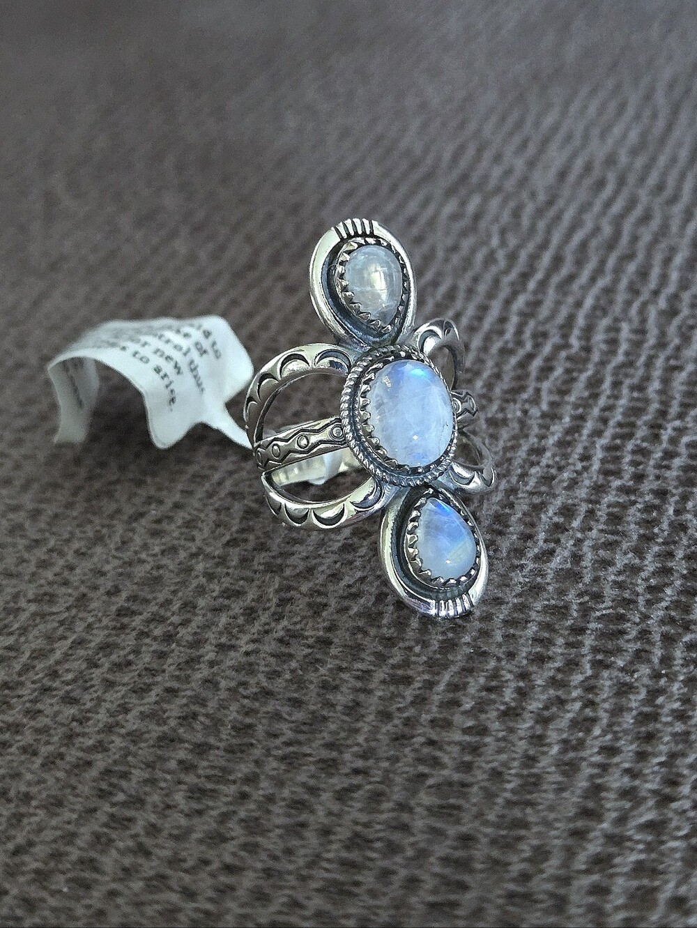 Shivam Triple3️⃣ Rainbow🌈 Moonstone🌛 Ring💍 - NWT